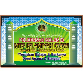 Banner Perpisahan Sekolah - KibrisPDR