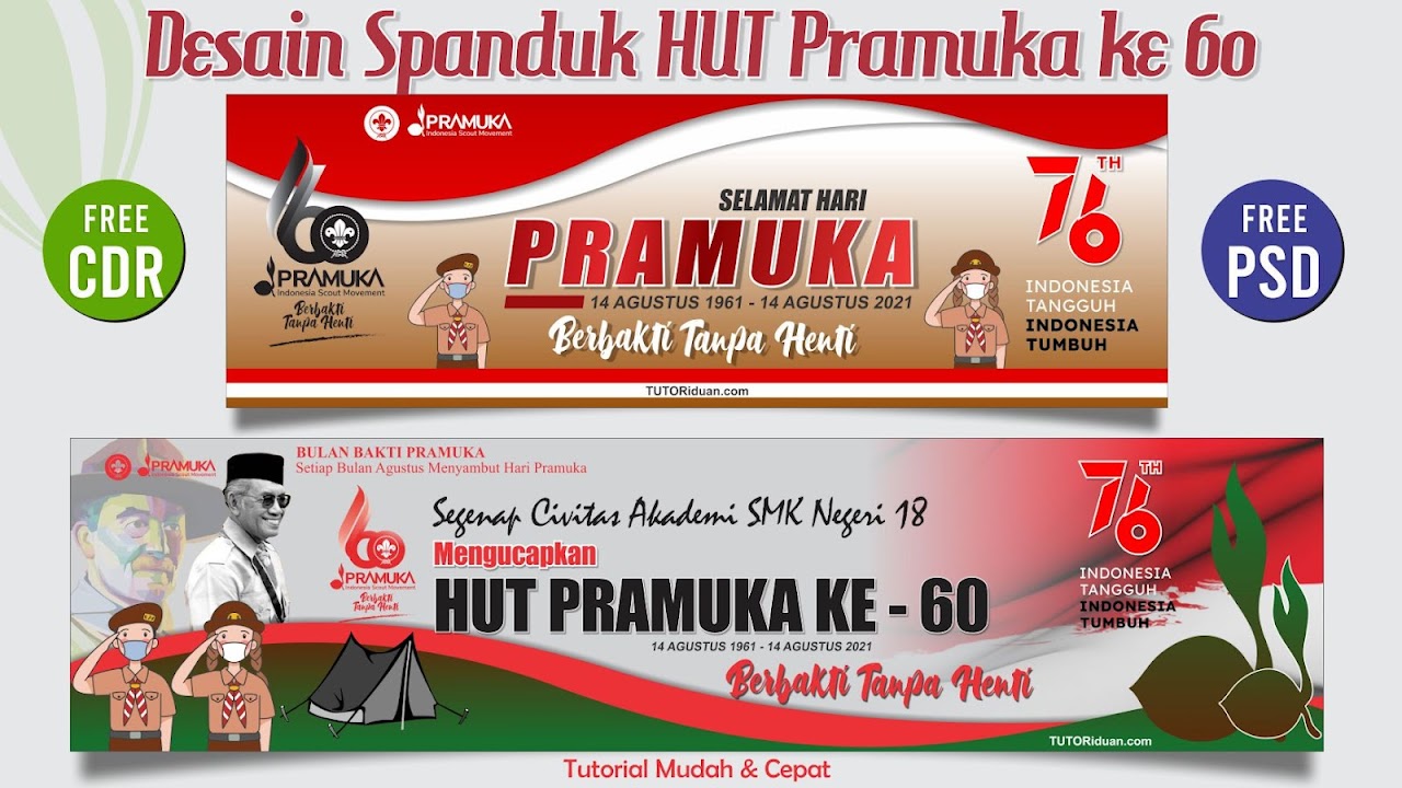 Detail Banner Pramuka Cdr Nomer 2