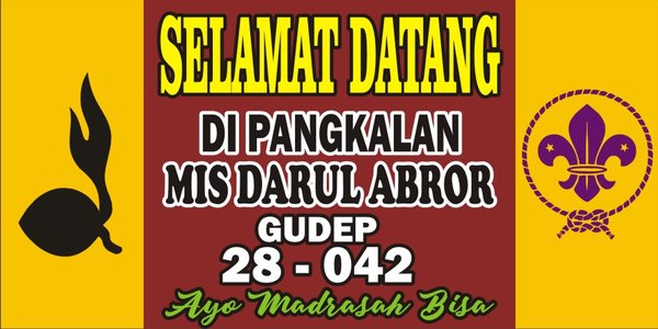 Detail Banner Pramuka Cdr Nomer 45