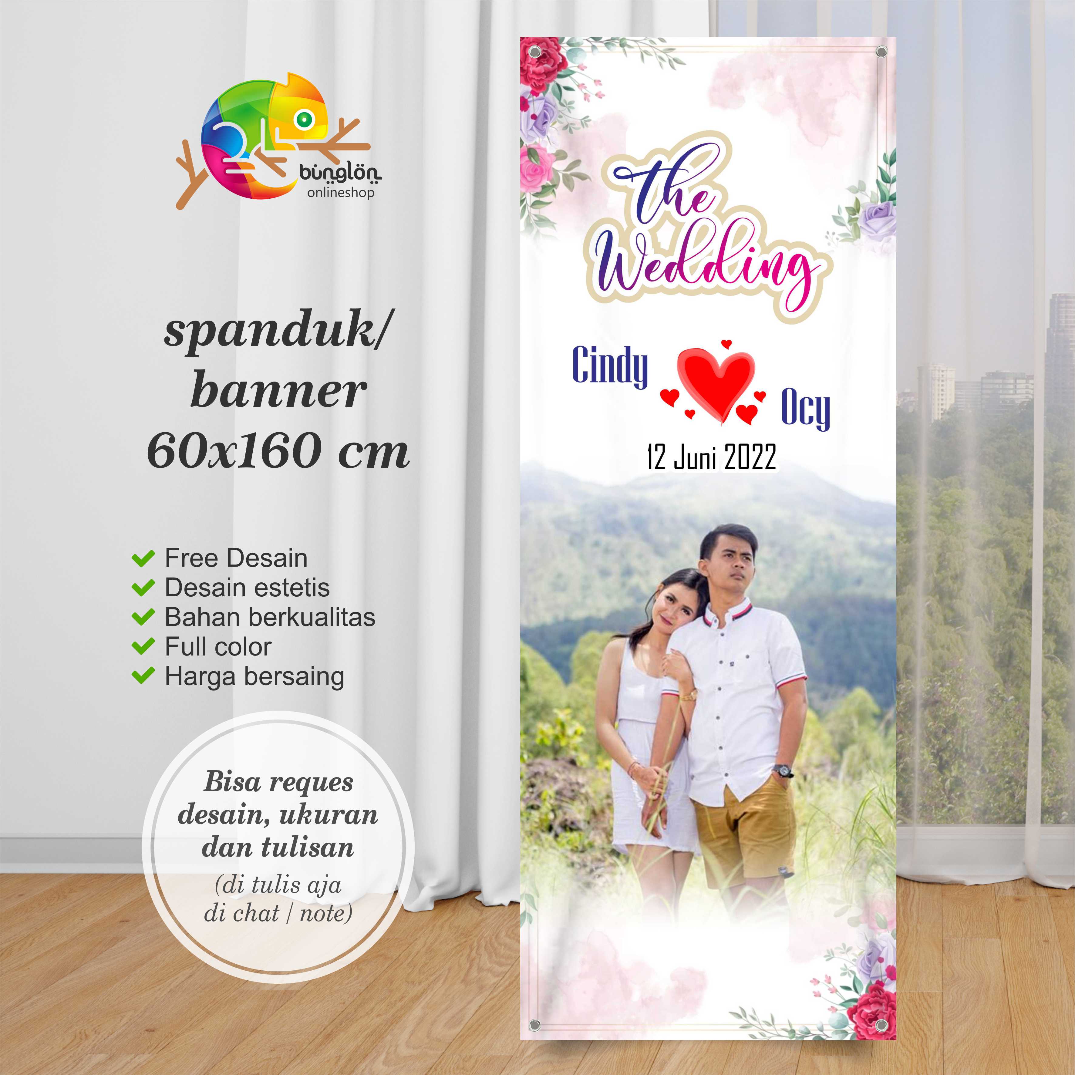 Detail Banner Pre Wedding Nomer 20