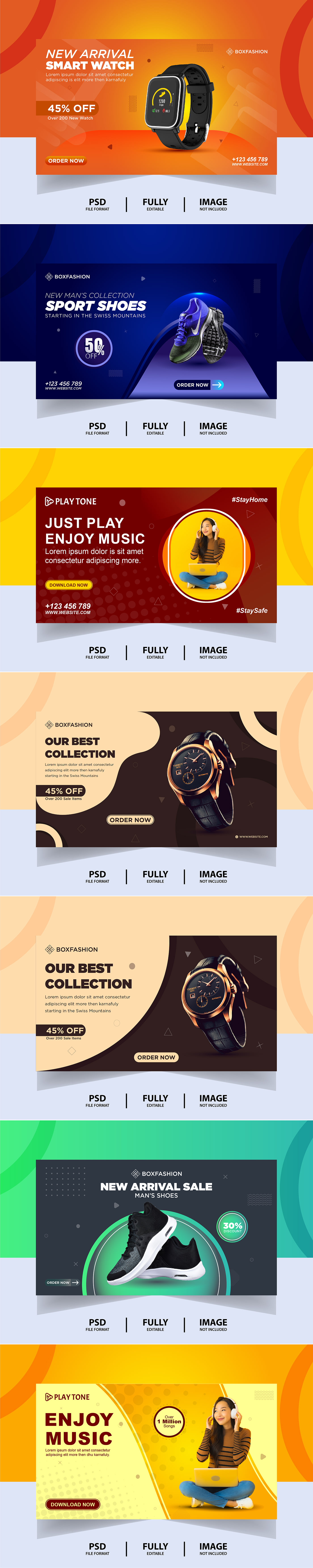 Detail Banner Psd Template Free Download Nomer 56