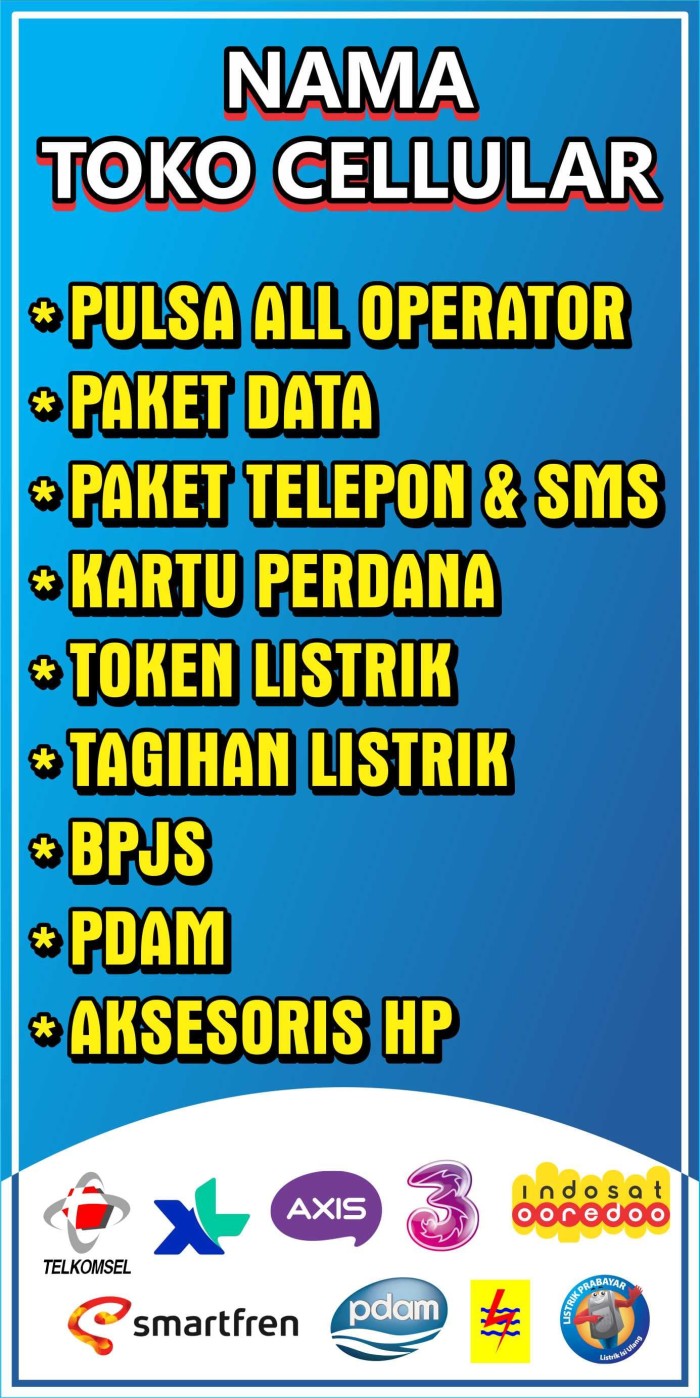 Detail Banner Pulsa All Operator Nomer 26