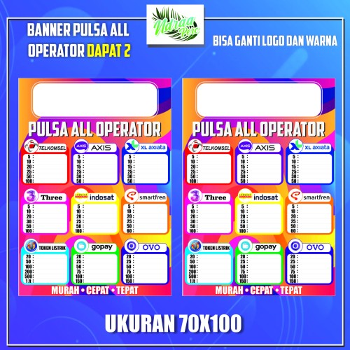 Detail Banner Pulsa All Operator Nomer 4