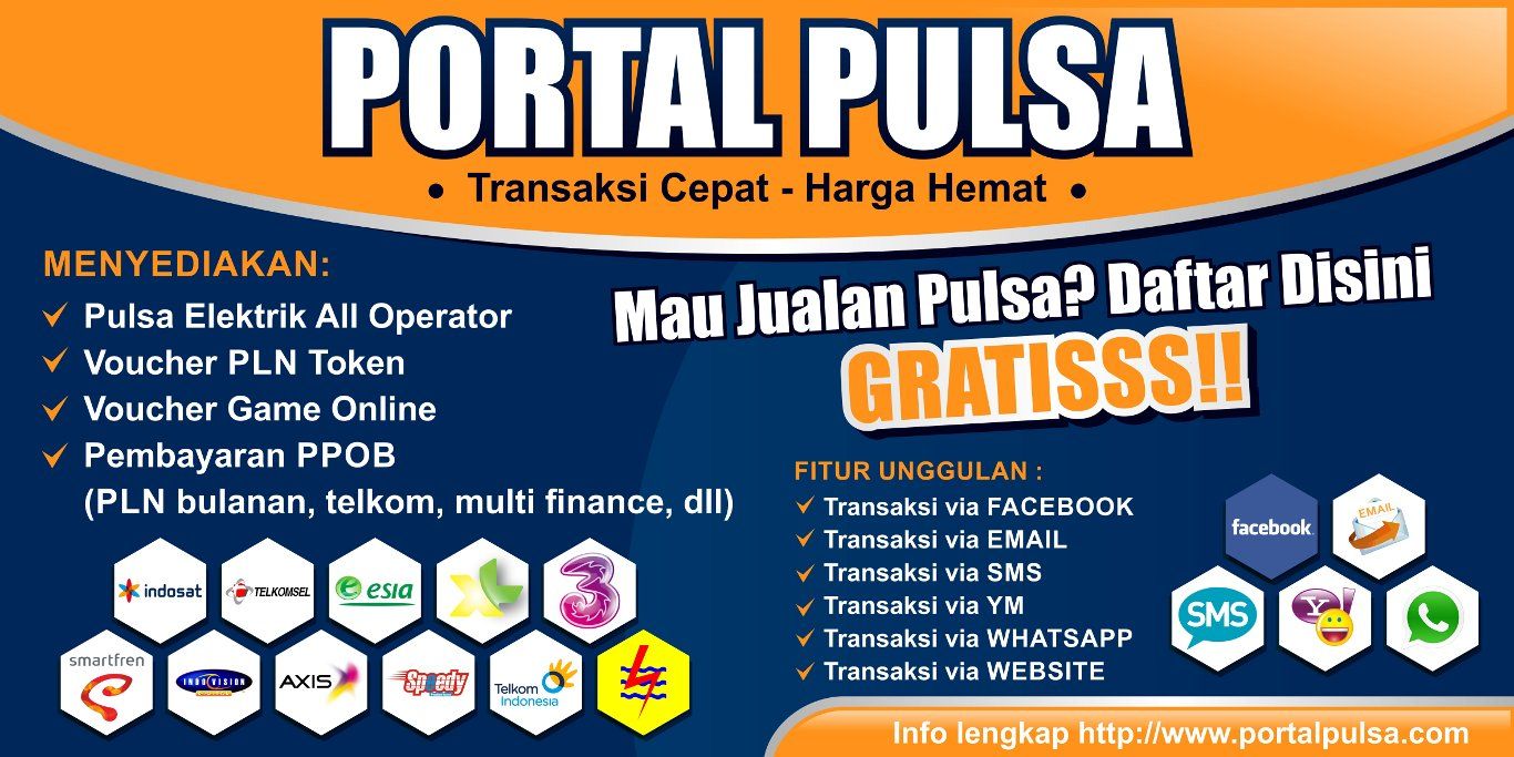 Detail Banner Pulsa All Operator Nomer 9