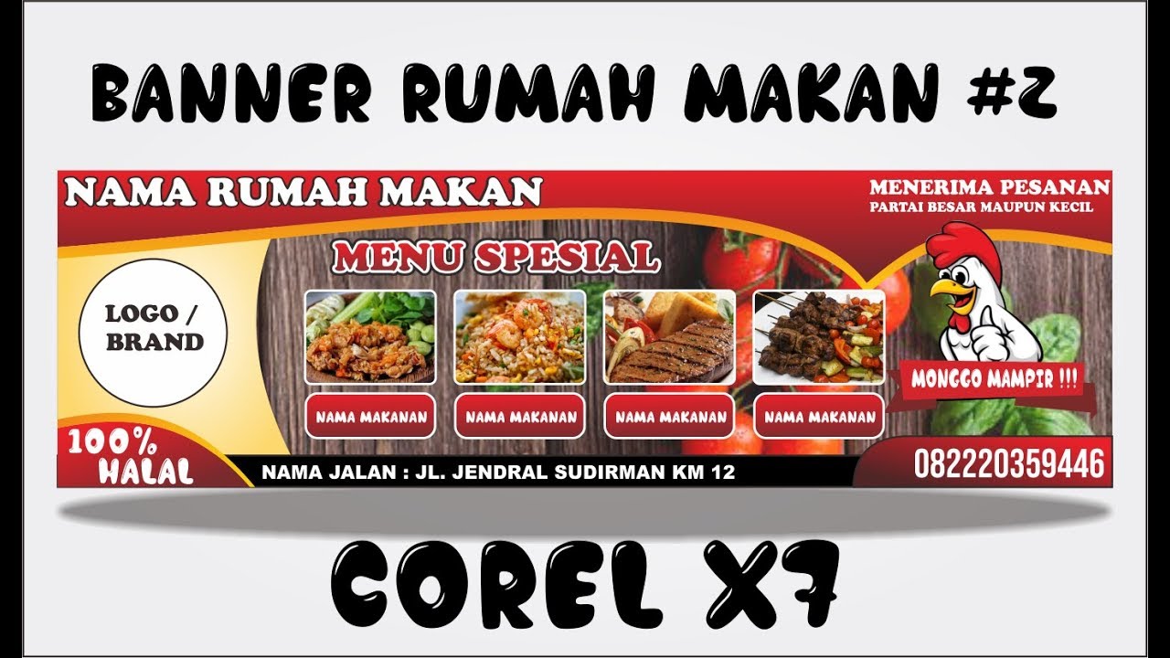 Detail Banner Rumah Makan Cdr Nomer 5