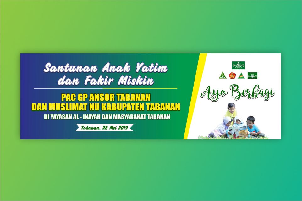 Detail Banner Santunan Anak Yatim Cdr Nomer 3