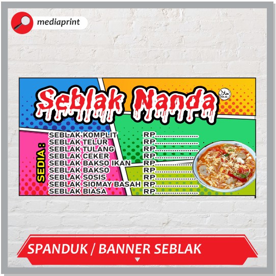 Detail Banner Seblak Nomer 45