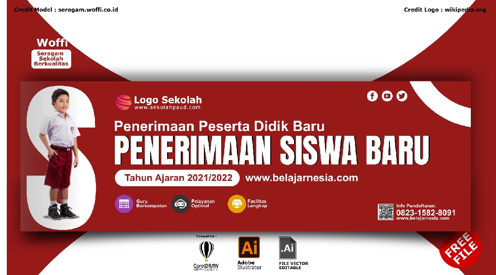 Detail Banner Sekolah Gratis Nomer 8