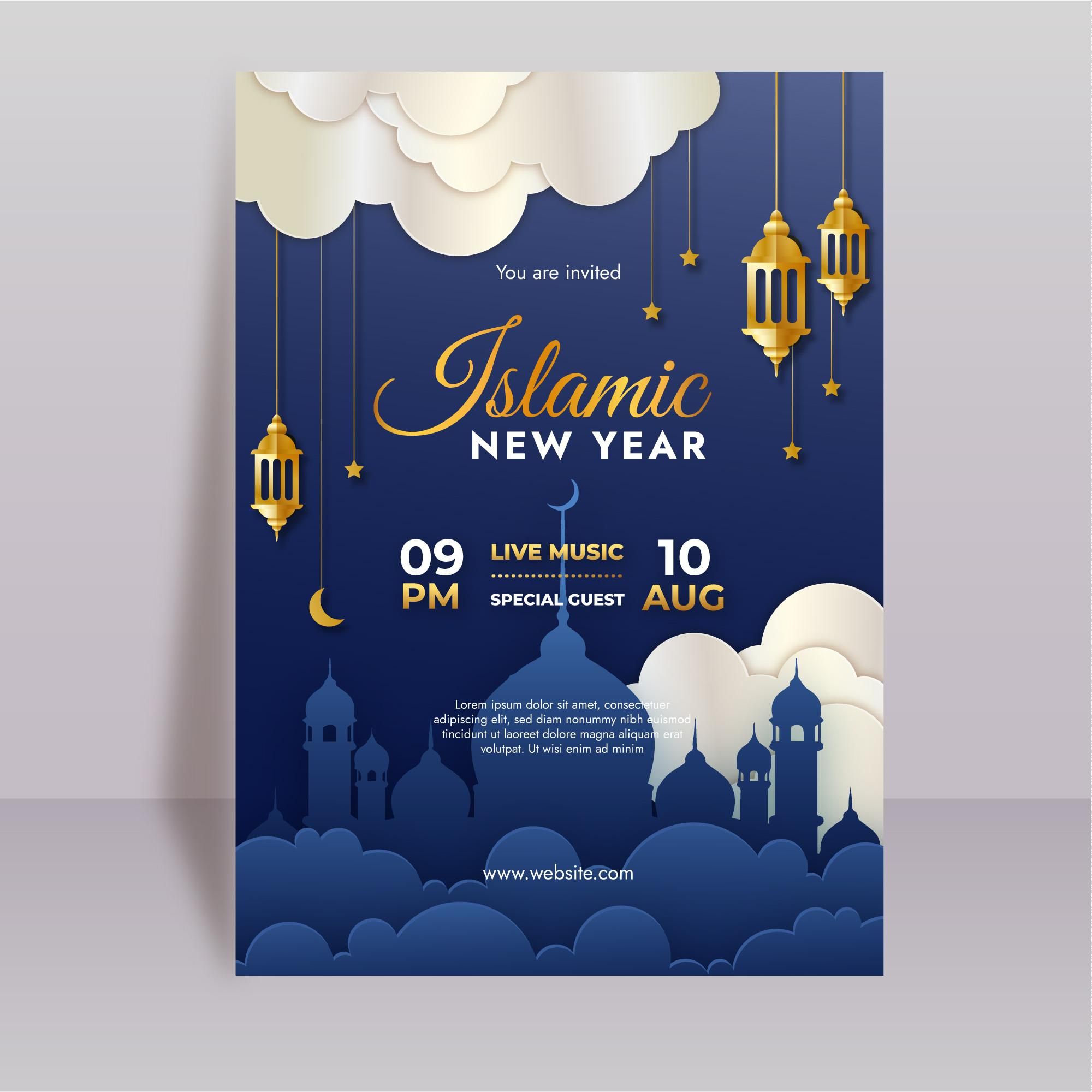 Detail Banner Selamat Tahun Baru Islam Nomer 50