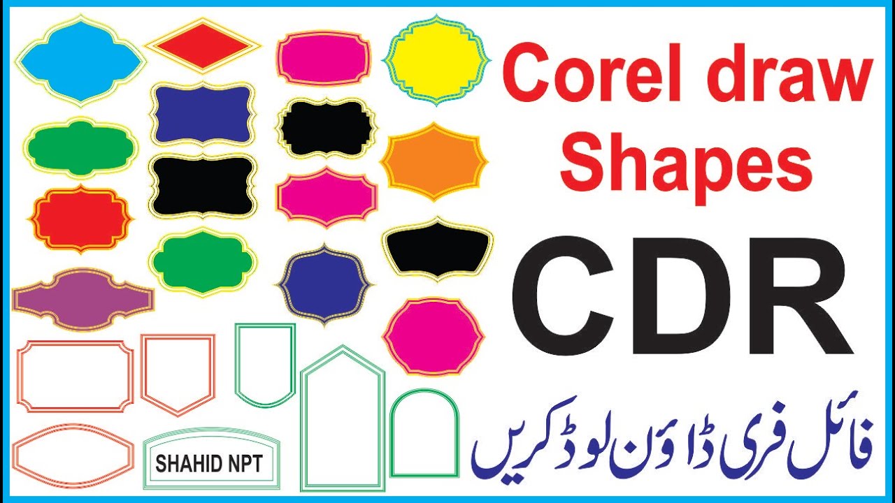 Detail Banner Shapes Corel Nomer 4
