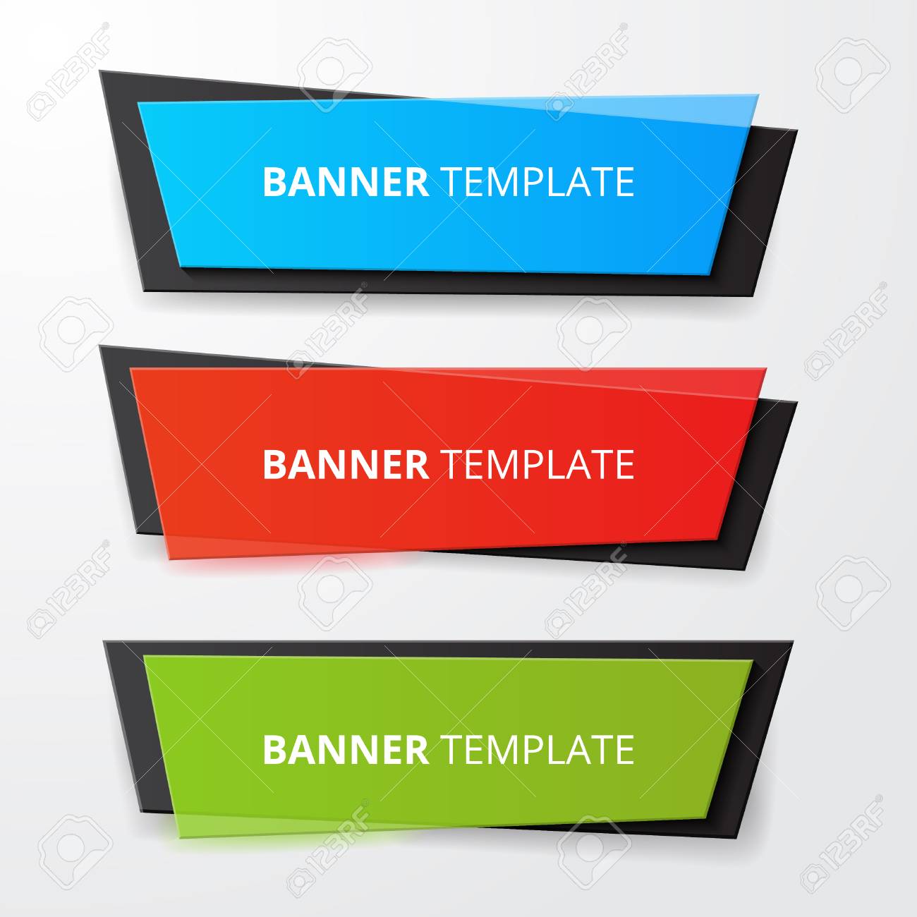 Detail Banner Shapes Vector Nomer 23