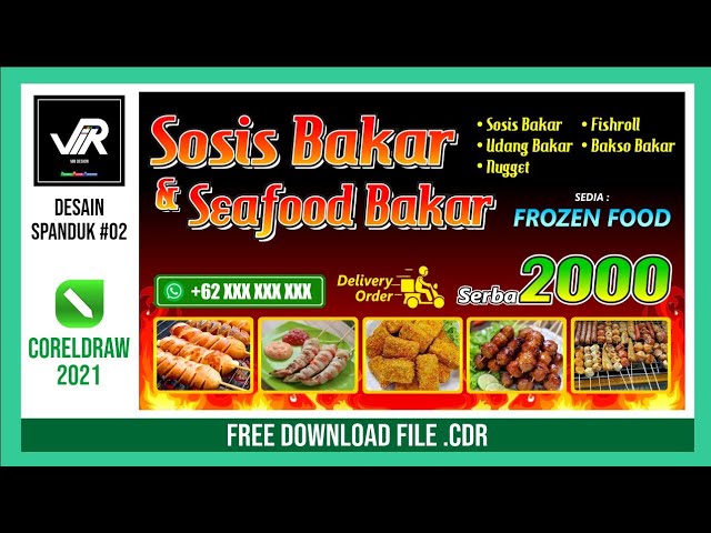 Detail Banner Sosis Bakar Cdr Nomer 45