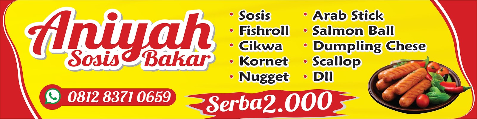 Detail Banner Sosis Bakar Cdr Nomer 52