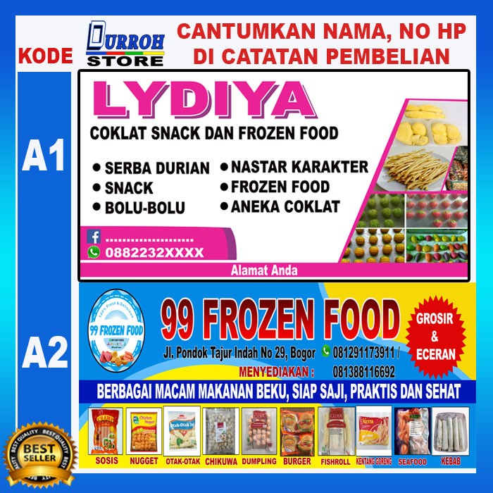 Detail Banner Spanduk Frozen Food Nomer 11