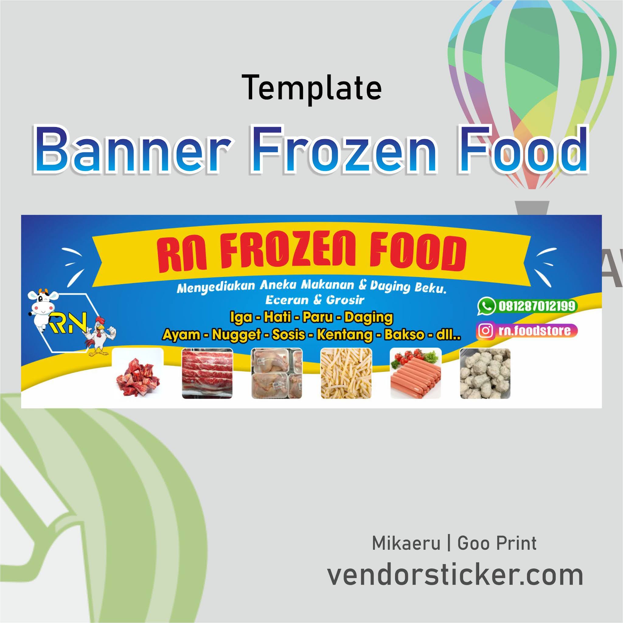 Detail Banner Spanduk Frozen Food Nomer 22