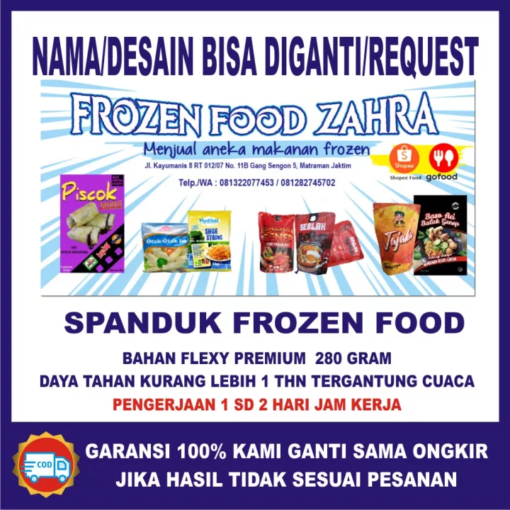 Detail Banner Spanduk Frozen Food Nomer 23