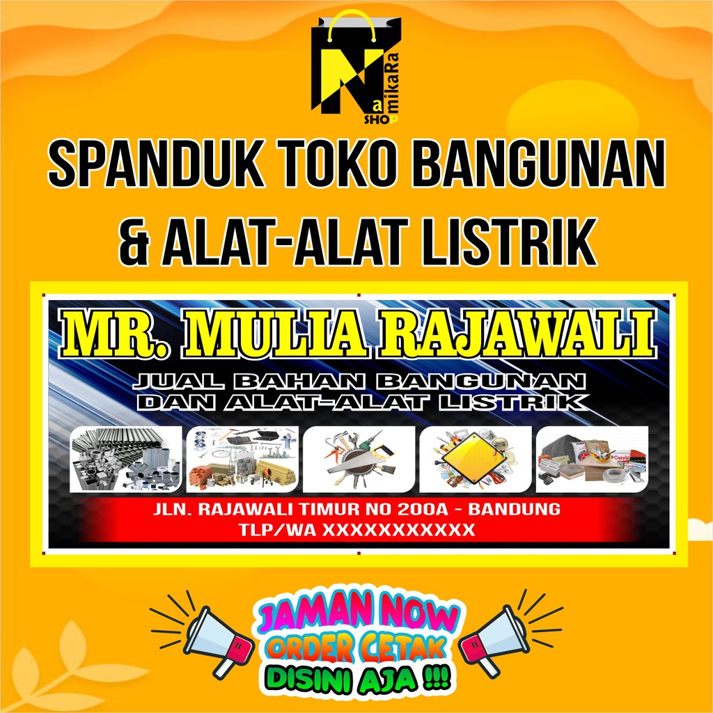 Detail Banner Spanduk Toko Bangunan Nomer 6