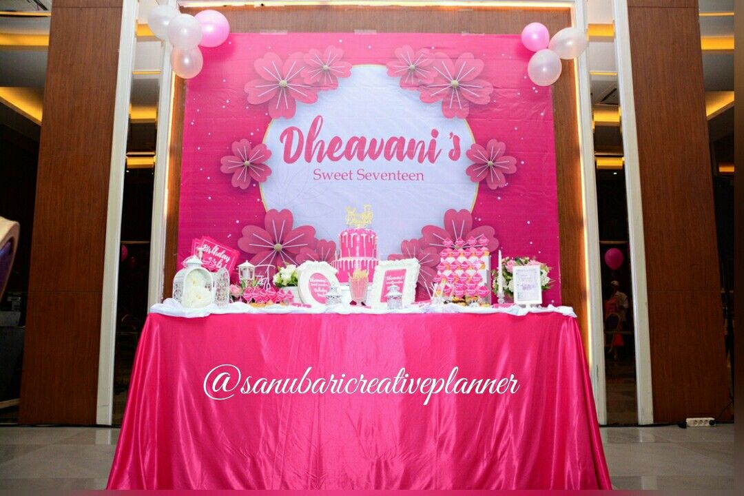 Detail Banner Sweet Seventeen Nomer 13