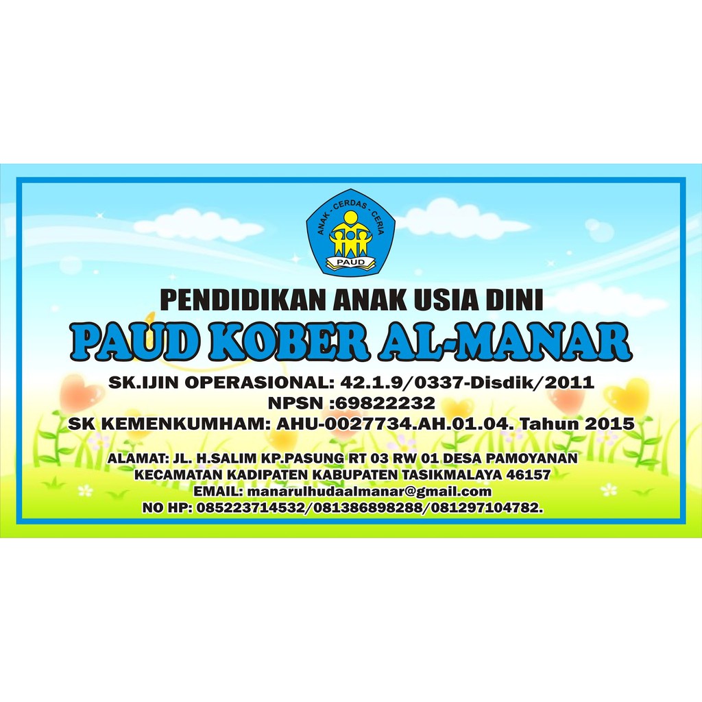 Detail Banner Taman Kanak Kanak Nomer 22