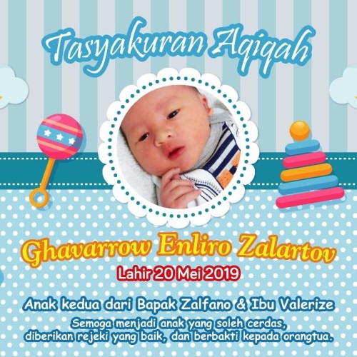 Detail Banner Tasyakuran Aqiqah Nomer 2