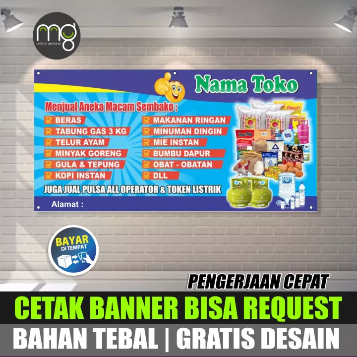 Detail Banner Toko Nomer 6