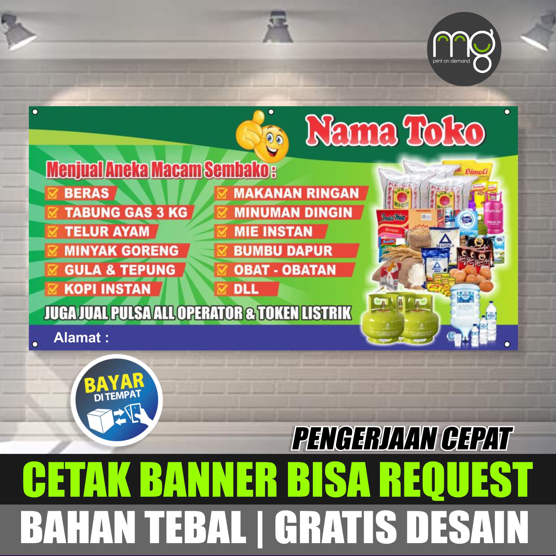 Detail Banner Toko Sembako Dan Pulsa Nomer 20