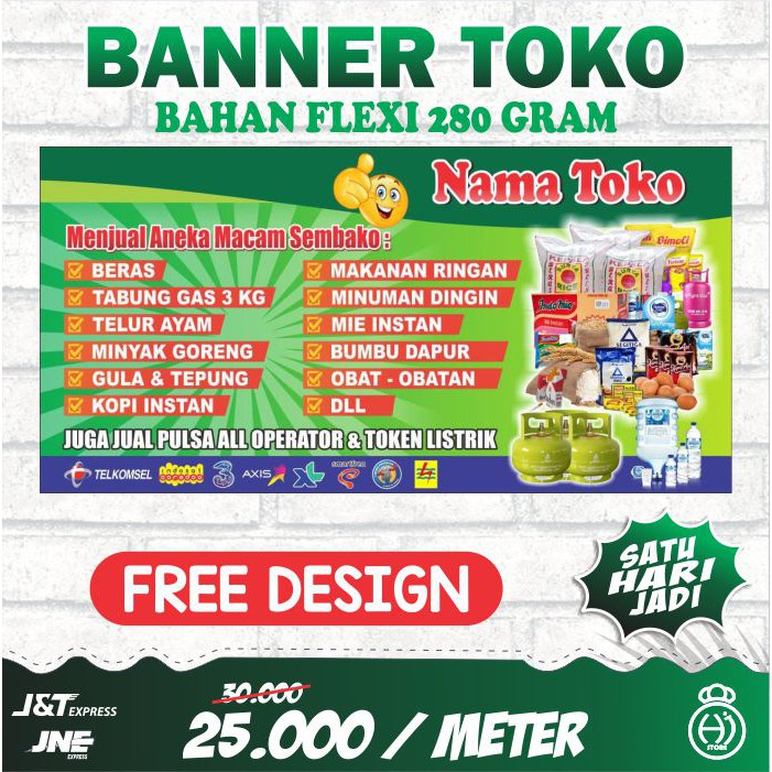 Detail Banner Toko Sembako Dan Pulsa Nomer 49