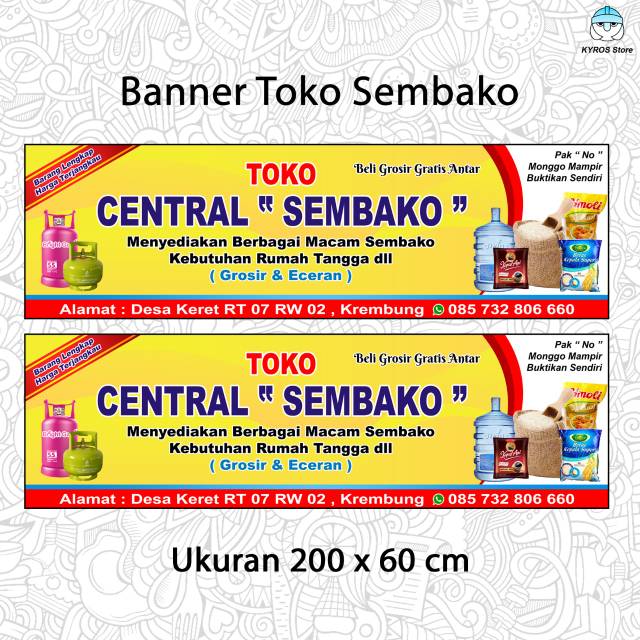 Detail Banner Toko Sembako Dan Pulsa Nomer 8
