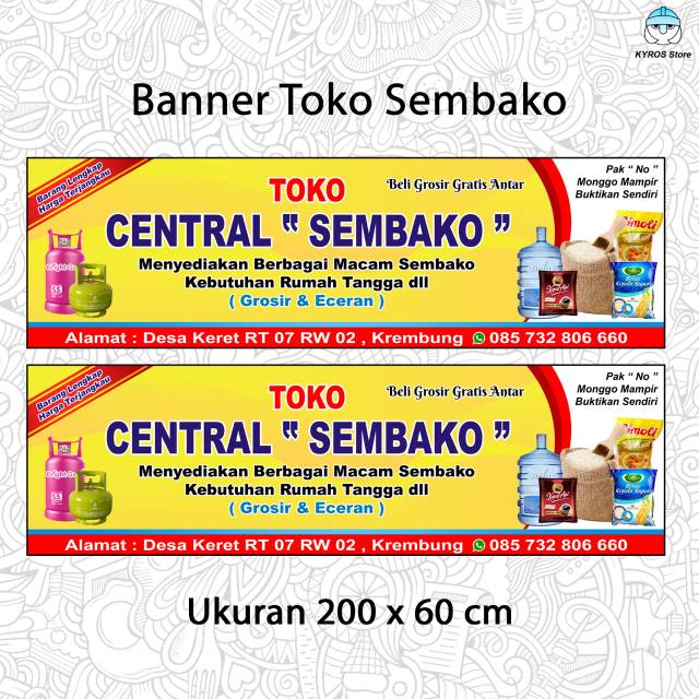 Detail Banner Toko Sembako Keren Nomer 2