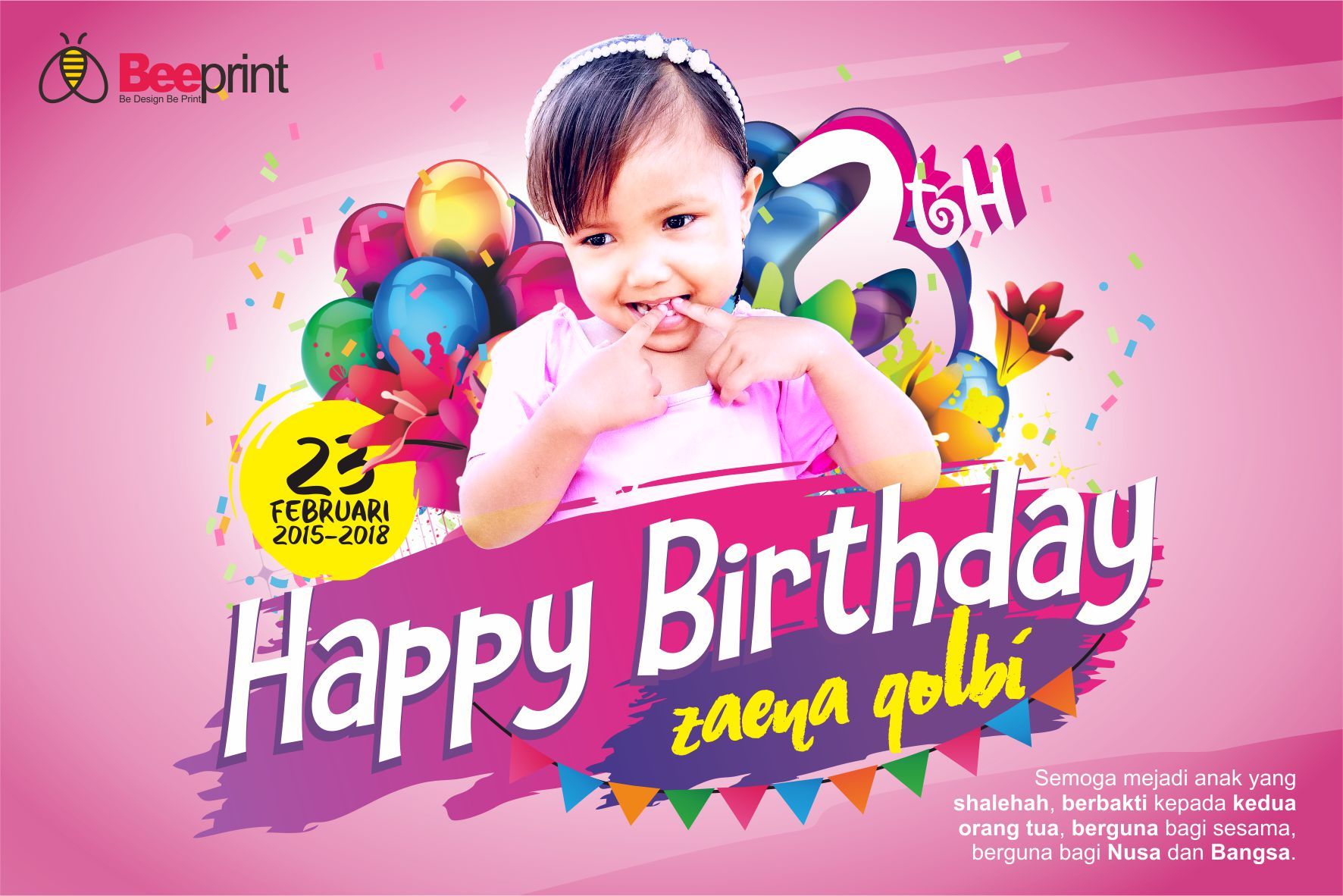 Banner Ulang Tahun Anak - KibrisPDR