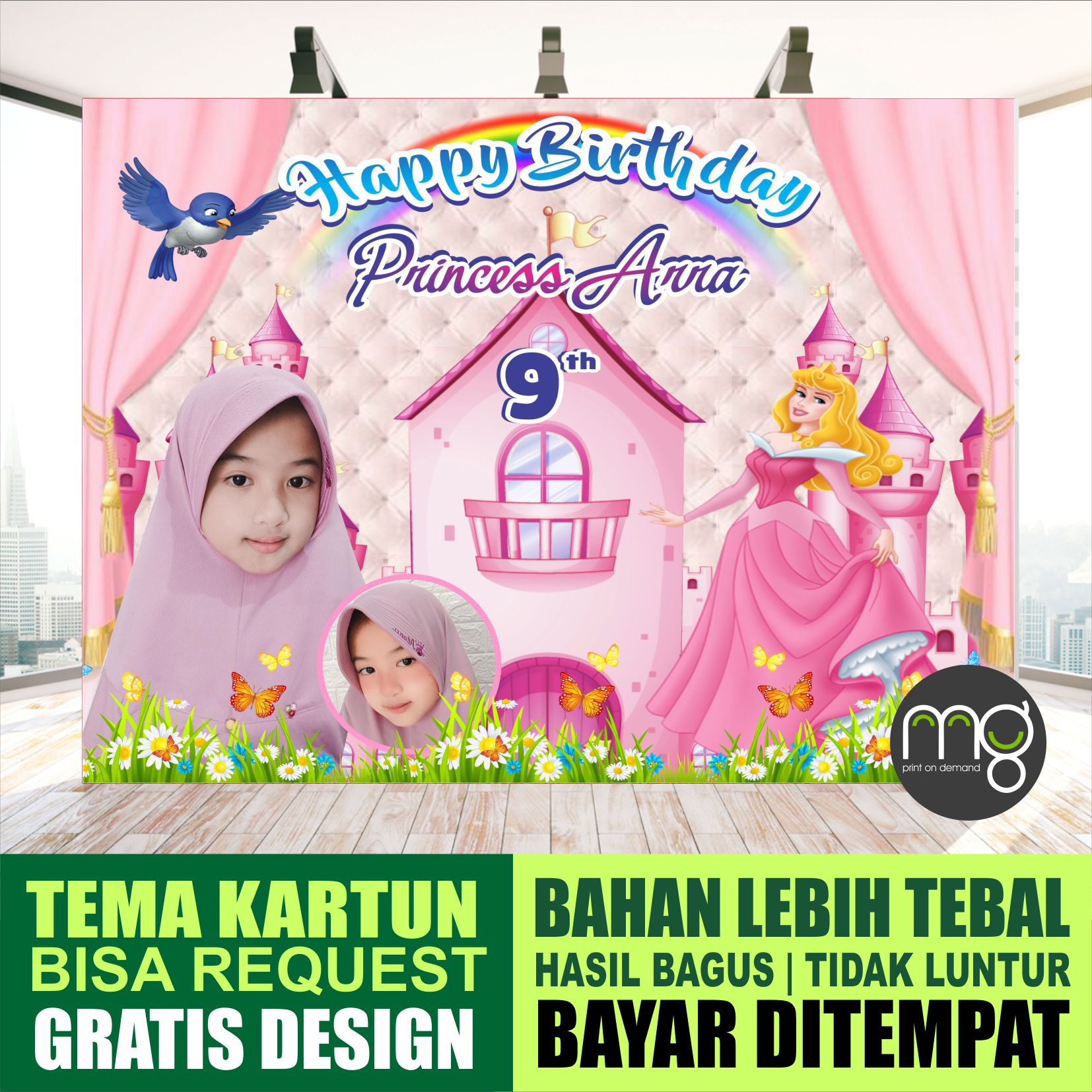 Detail Banner Ulang Tahun Anak Perempuan Nomer 24