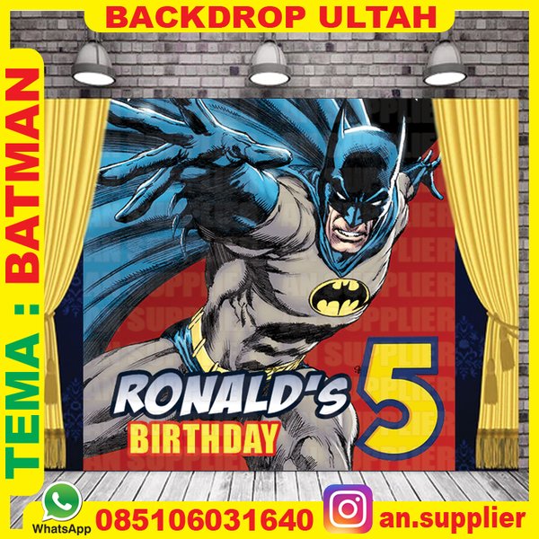 Detail Banner Ultah Batman Nomer 54