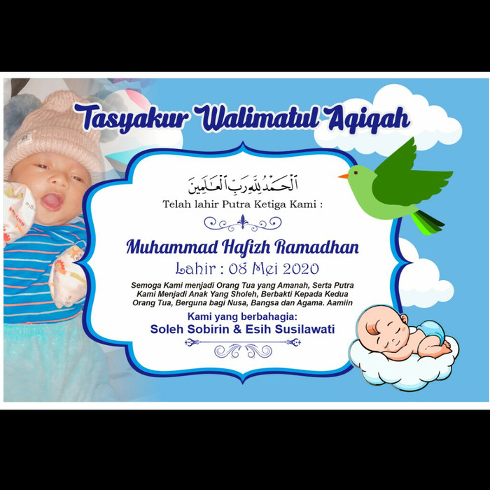 Banner Walimatul Aqiqah - KibrisPDR