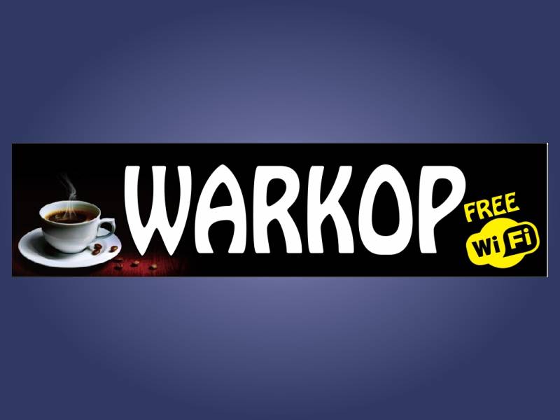 Detail Banner Warkop Free Wifi Nomer 7