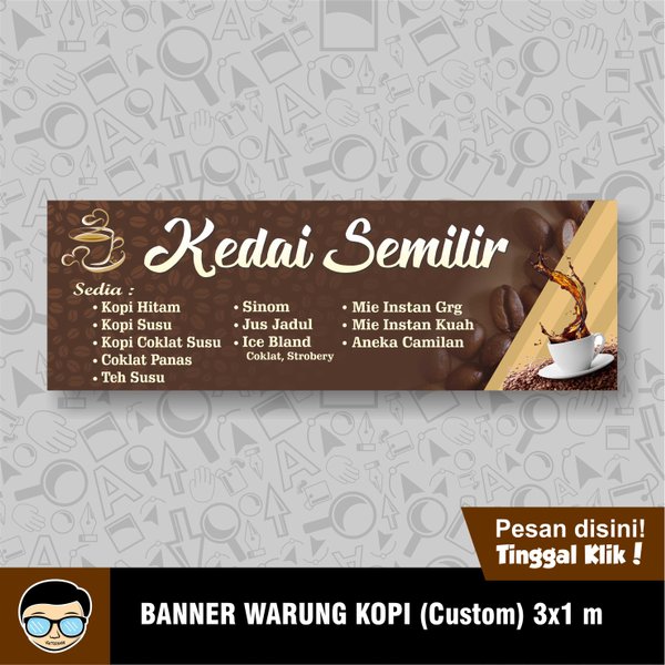 Detail Banner Warung Kopi Free Wifi Cdr Nomer 22