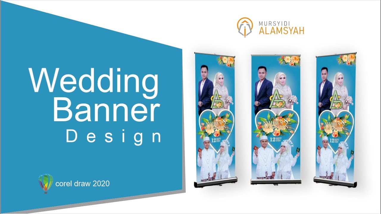 Detail Banner Wedding Cdr Nomer 36