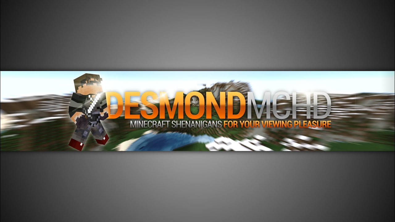 Detail Banner Youtube Minecraft No Text Nomer 32