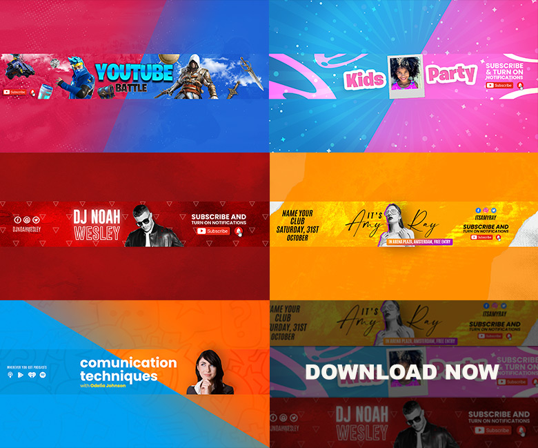 Detail Banner Yt Template Nomer 25