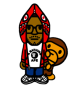 Detail Bape Vector Nomer 42