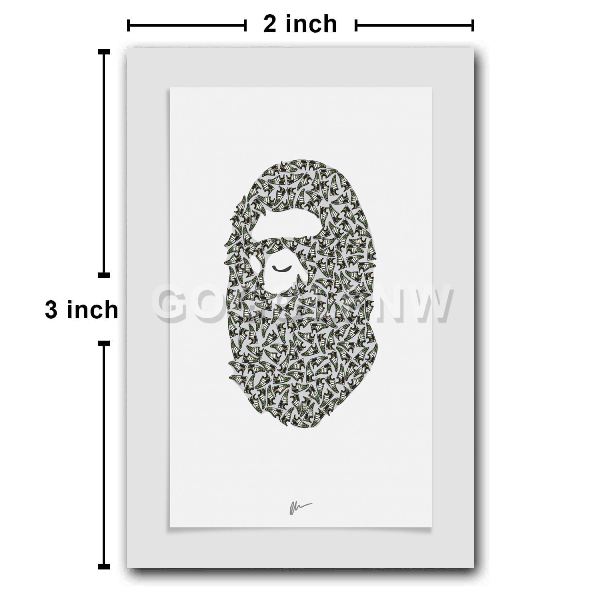 Detail Bape Vector Nomer 50