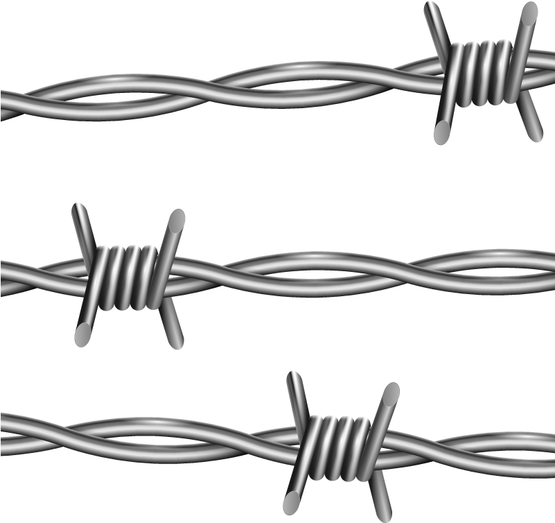 Detail Barb Wire Fence Png Nomer 30