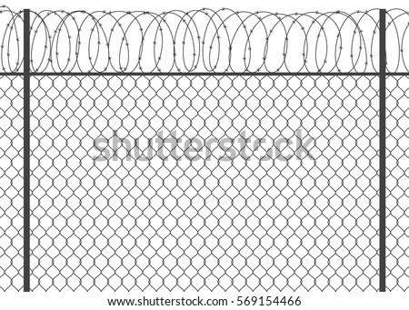 Detail Barb Wire Fence Png Nomer 56