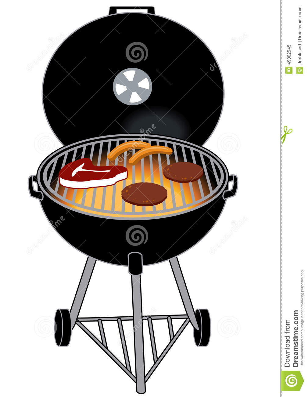 Detail Barbecue Grill Clipart Nomer 2