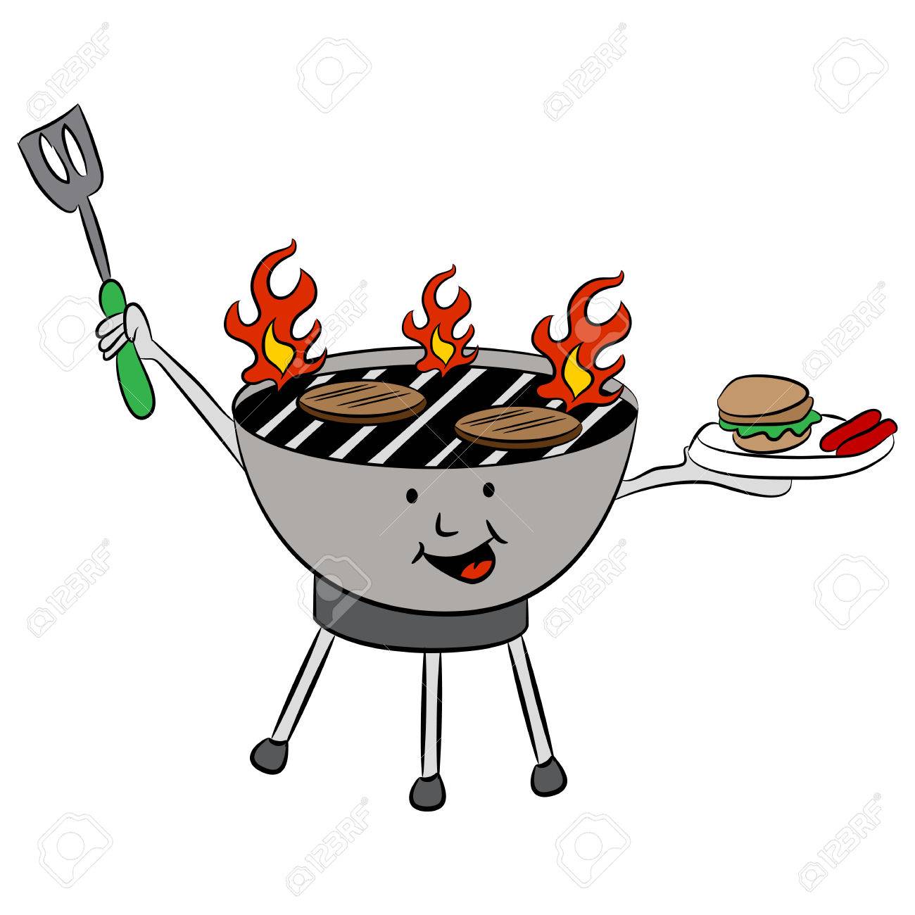 Detail Barbecue Grill Clipart Nomer 35