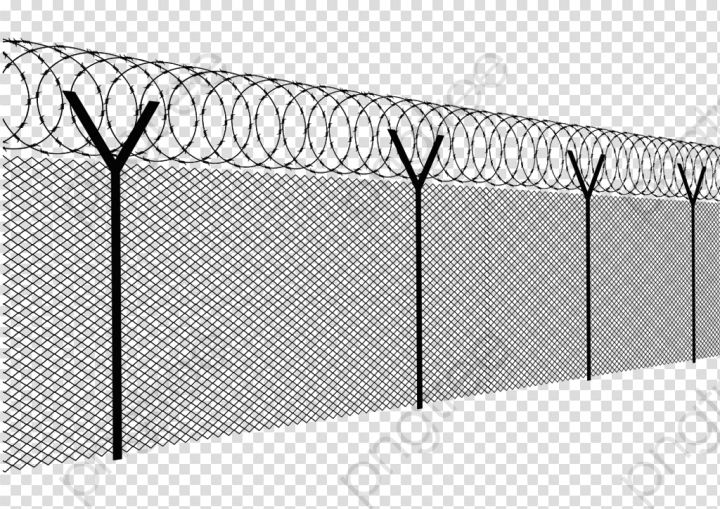 Detail Barbed Wire Fence Png Nomer 3