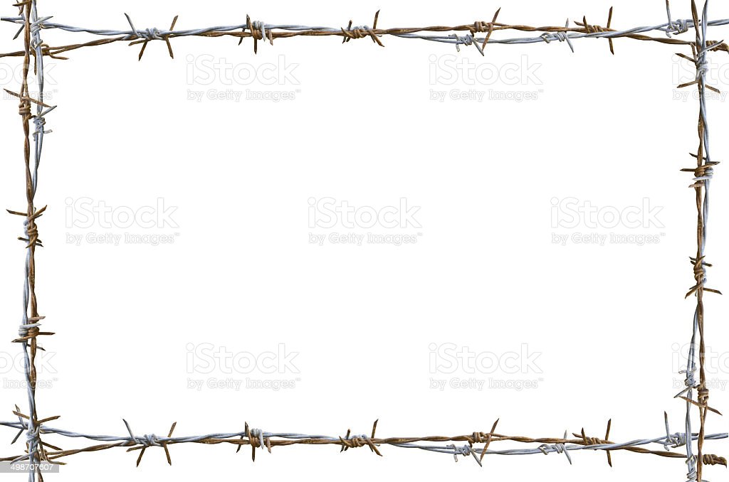 Detail Barbed Wire Frame Png Nomer 41