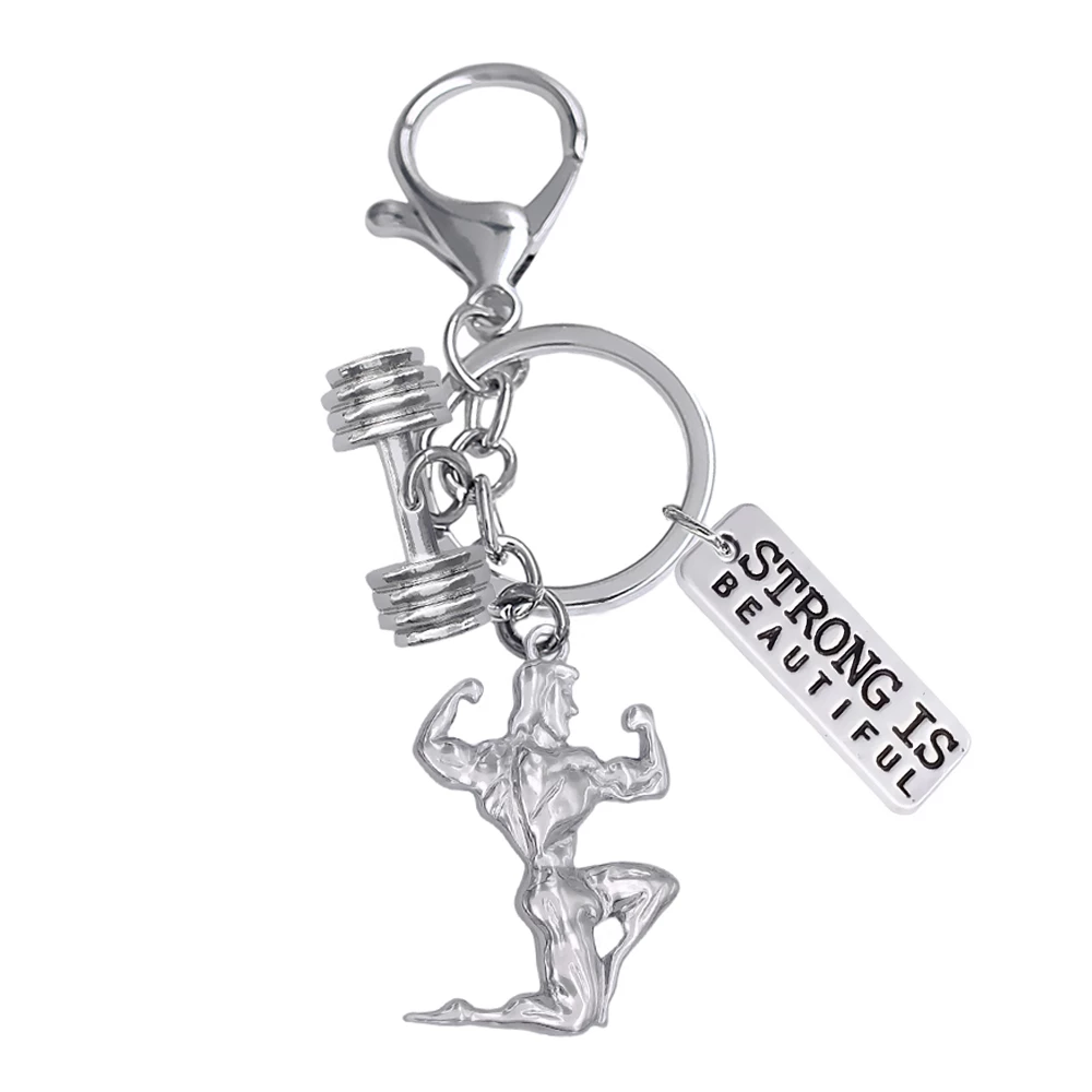 Detail Barbell Keychain Nomer 44