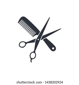 Detail Barbershop Logo Gunting Dan Sisir Nomer 25