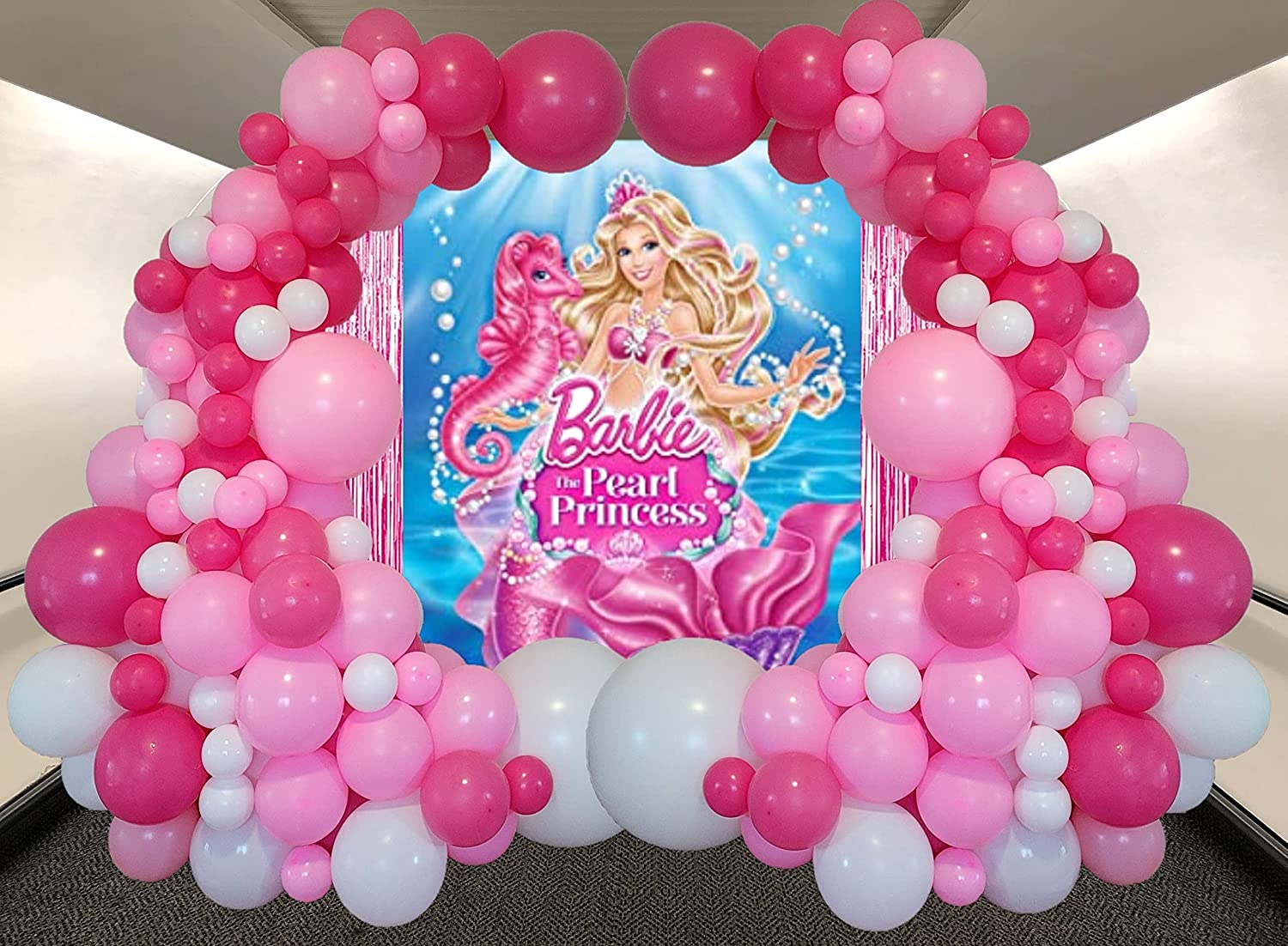 Detail Barbie Balloon Garland Nomer 2