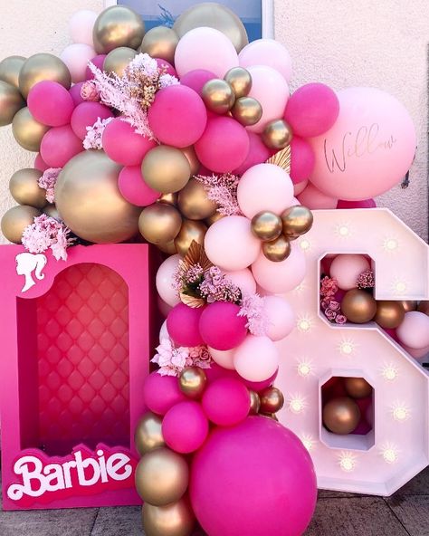 Detail Barbie Balloon Garland Nomer 12